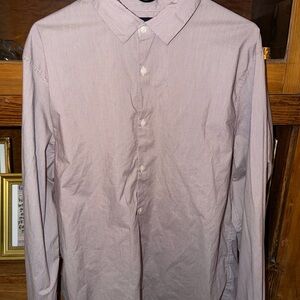 Abercrombie & Fitch Men's Light Pink Button Down Shirt
